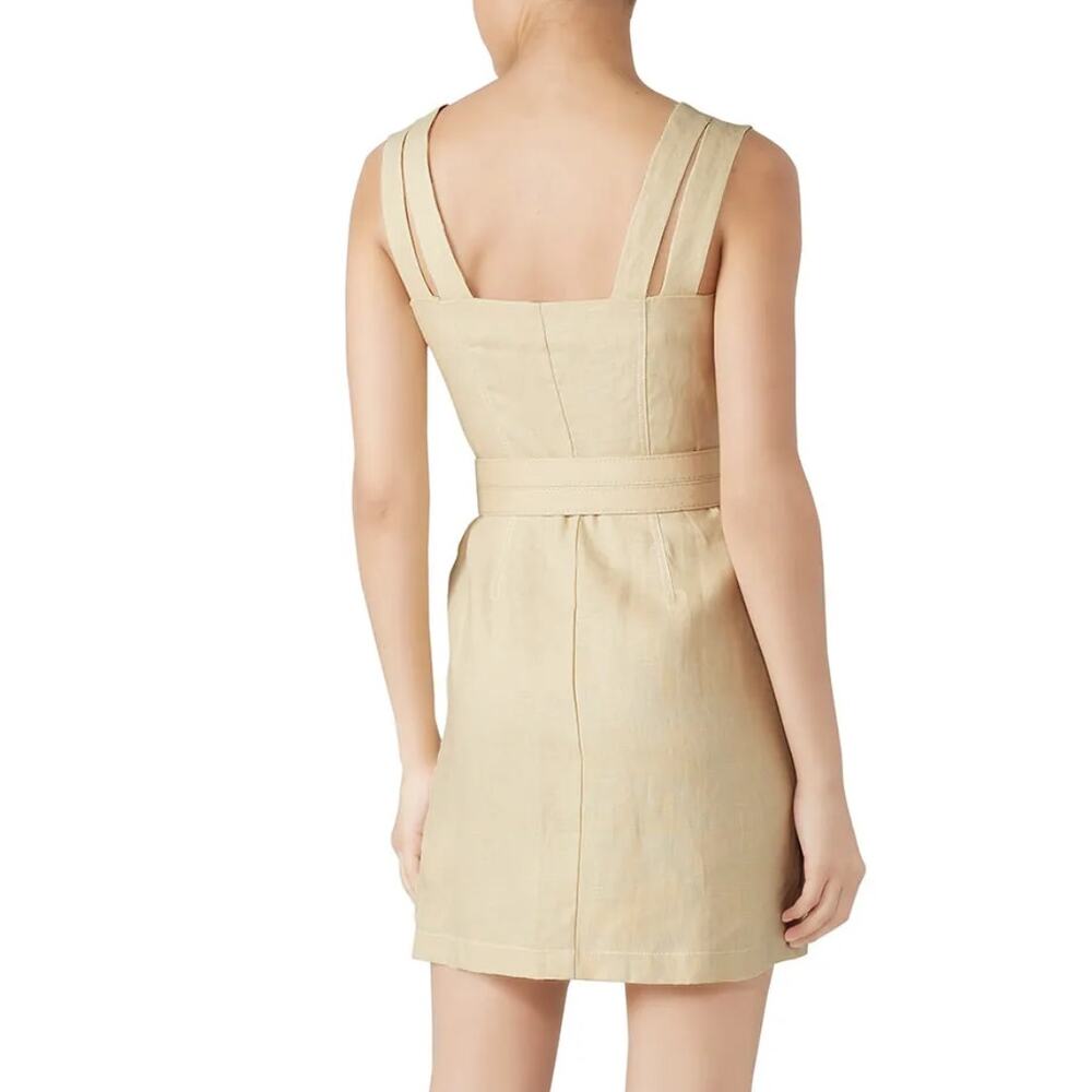 Nicholas Button Front Double Strap in Tan Size 6 - image 2
